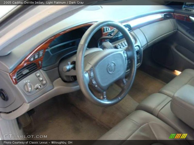 Light Platinum / Dark Gray 2005 Cadillac DeVille Sedan