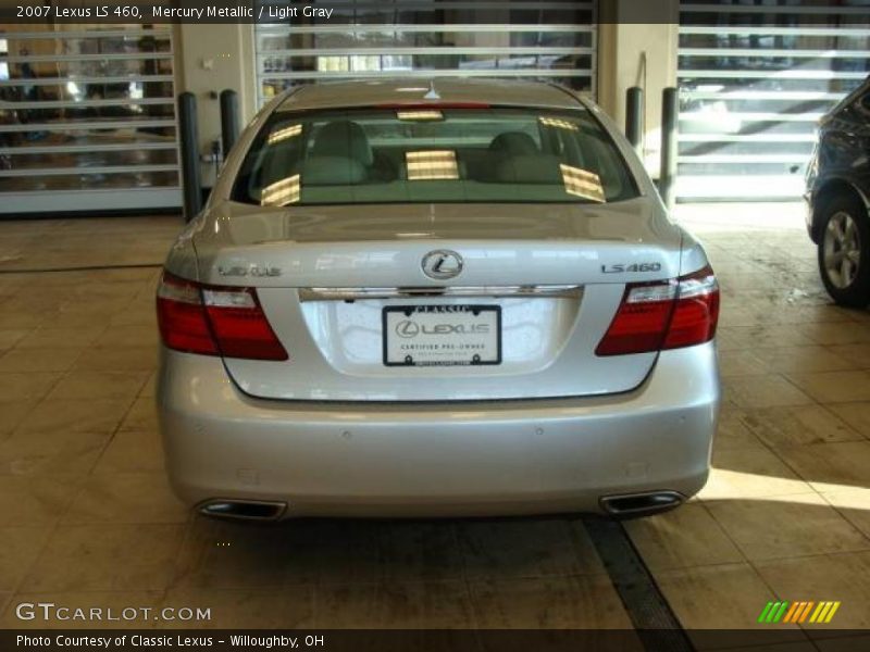 Mercury Metallic / Light Gray 2007 Lexus LS 460