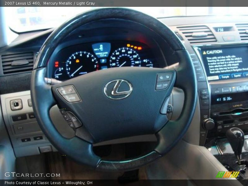 Mercury Metallic / Light Gray 2007 Lexus LS 460