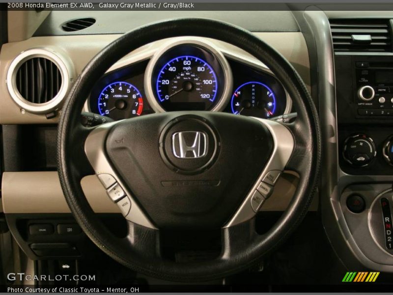 Galaxy Gray Metallic / Gray/Black 2008 Honda Element EX AWD