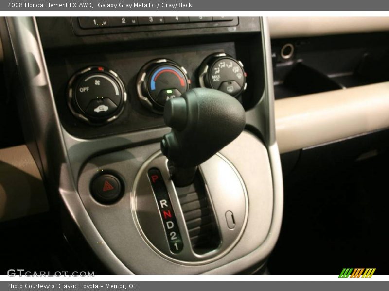Galaxy Gray Metallic / Gray/Black 2008 Honda Element EX AWD