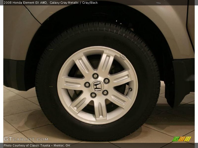 Galaxy Gray Metallic / Gray/Black 2008 Honda Element EX AWD
