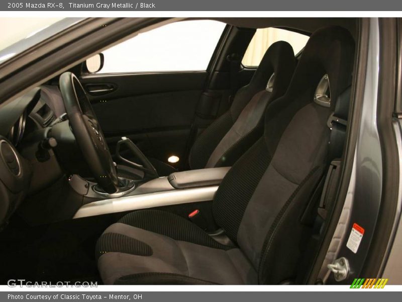 Titanium Gray Metallic / Black 2005 Mazda RX-8