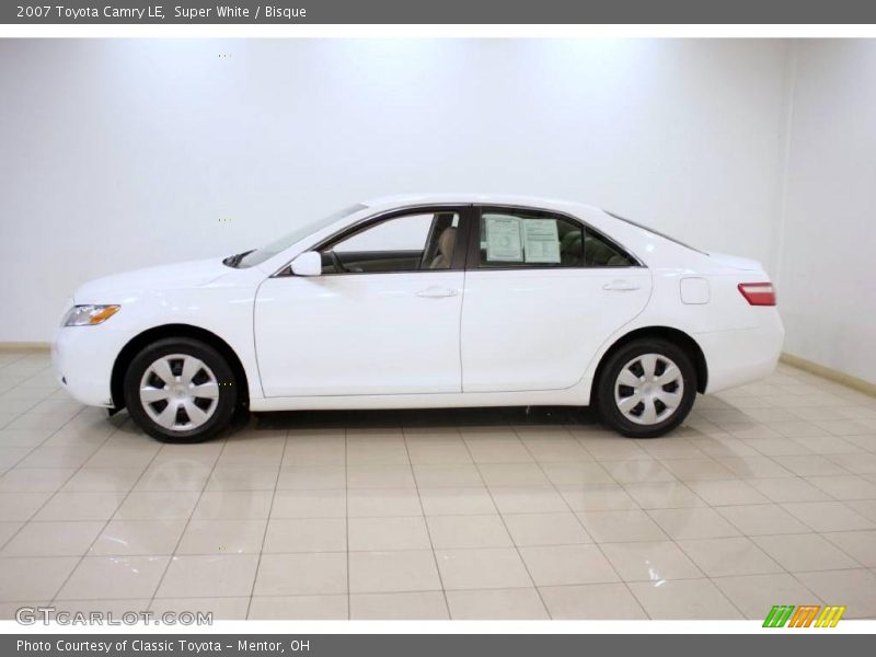 Super White / Bisque 2007 Toyota Camry LE