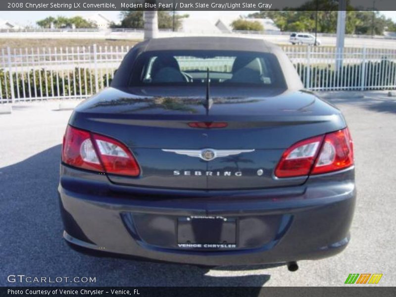 Modern Blue Pearl / Dark Slate Gray/Light Slate Gray 2008 Chrysler Sebring LX Convertible
