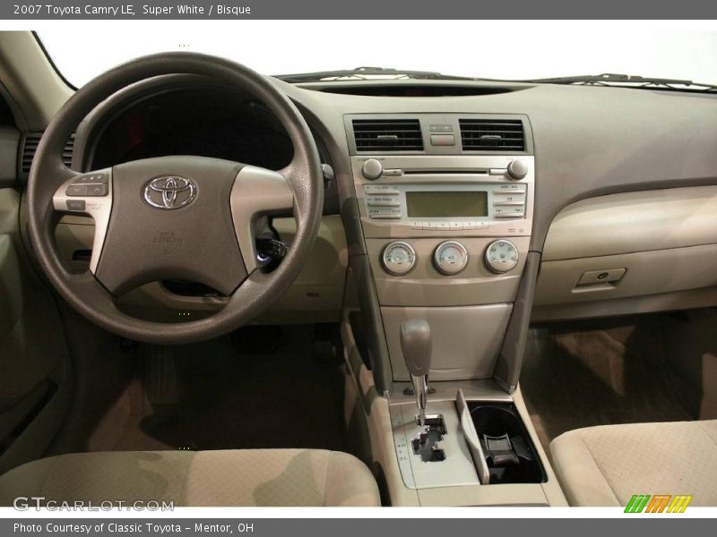 Super White / Bisque 2007 Toyota Camry LE