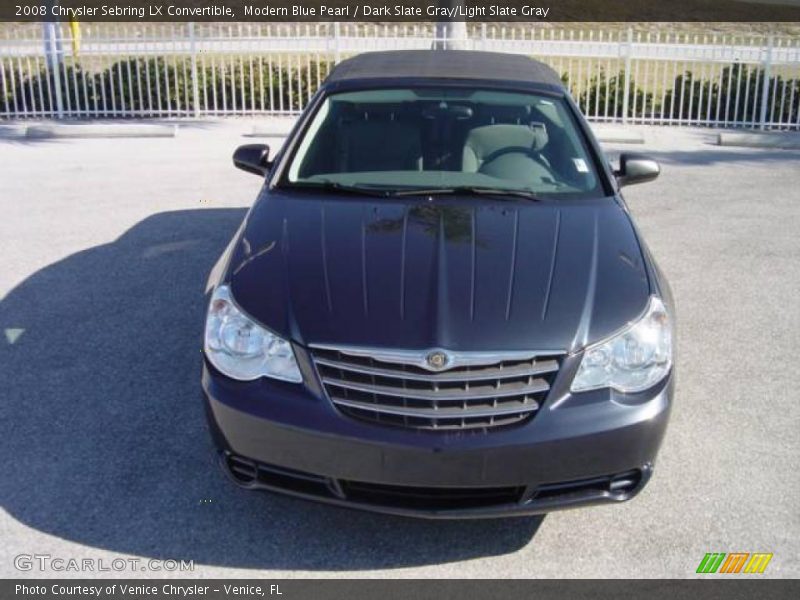 Modern Blue Pearl / Dark Slate Gray/Light Slate Gray 2008 Chrysler Sebring LX Convertible