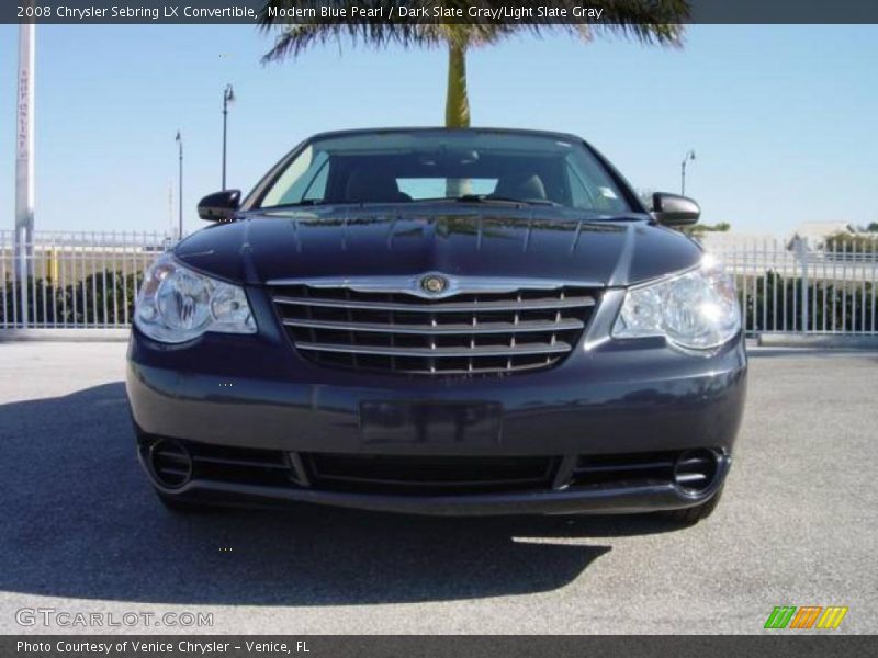 Modern Blue Pearl / Dark Slate Gray/Light Slate Gray 2008 Chrysler Sebring LX Convertible