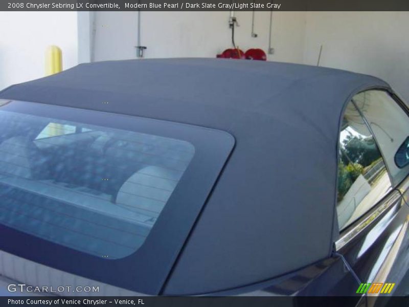 Modern Blue Pearl / Dark Slate Gray/Light Slate Gray 2008 Chrysler Sebring LX Convertible
