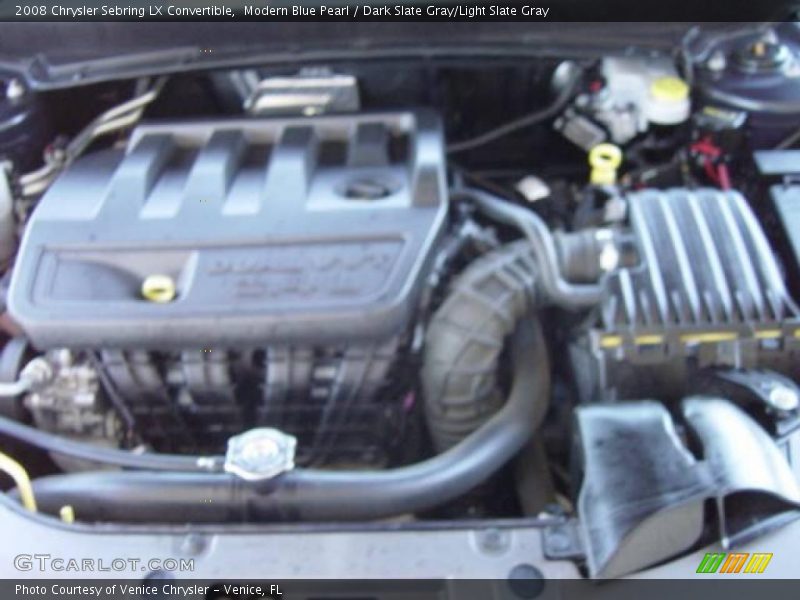 Modern Blue Pearl / Dark Slate Gray/Light Slate Gray 2008 Chrysler Sebring LX Convertible