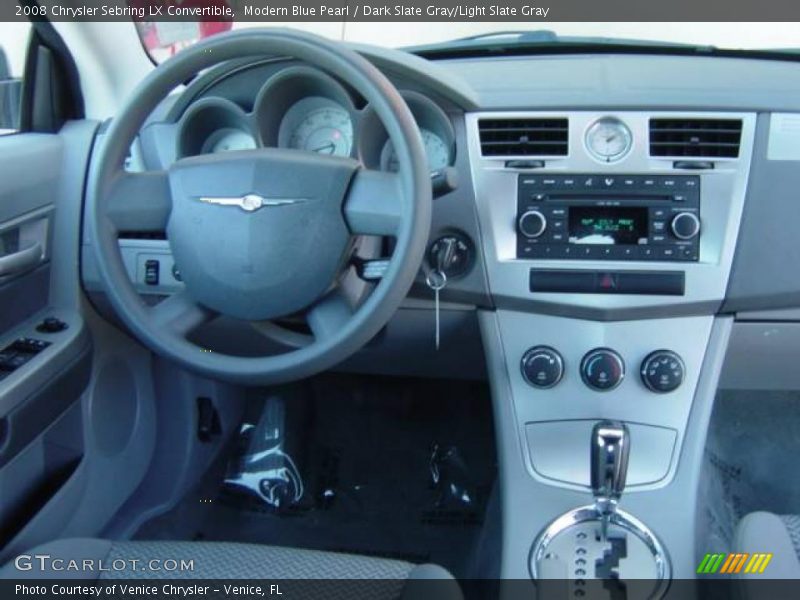 Modern Blue Pearl / Dark Slate Gray/Light Slate Gray 2008 Chrysler Sebring LX Convertible
