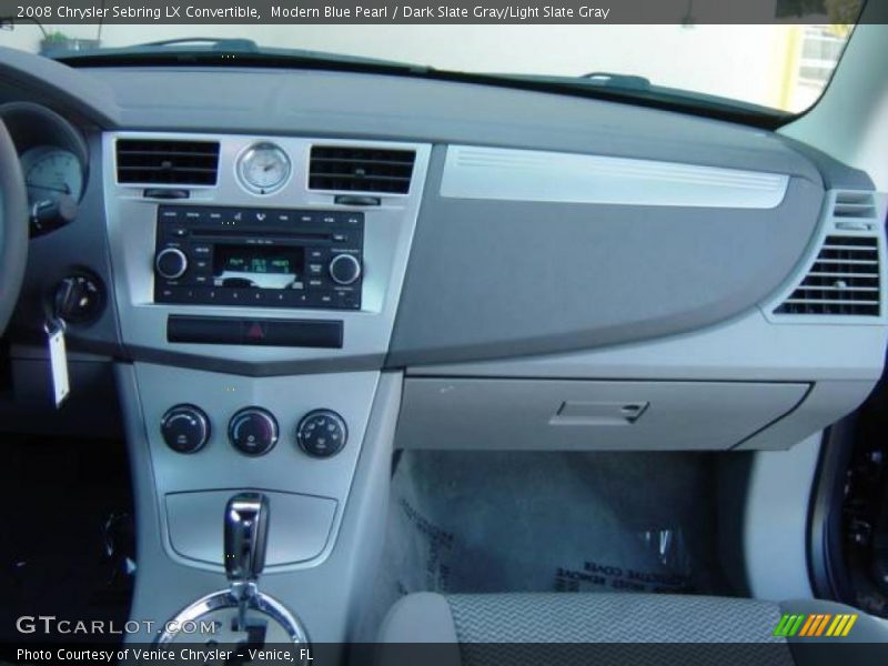 Modern Blue Pearl / Dark Slate Gray/Light Slate Gray 2008 Chrysler Sebring LX Convertible