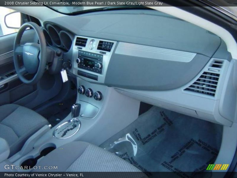 Modern Blue Pearl / Dark Slate Gray/Light Slate Gray 2008 Chrysler Sebring LX Convertible