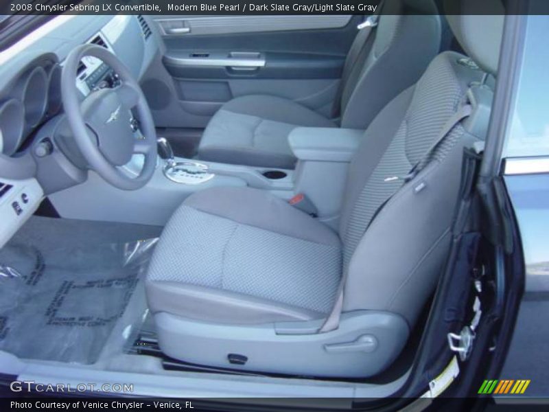 Modern Blue Pearl / Dark Slate Gray/Light Slate Gray 2008 Chrysler Sebring LX Convertible
