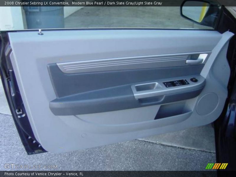 Modern Blue Pearl / Dark Slate Gray/Light Slate Gray 2008 Chrysler Sebring LX Convertible