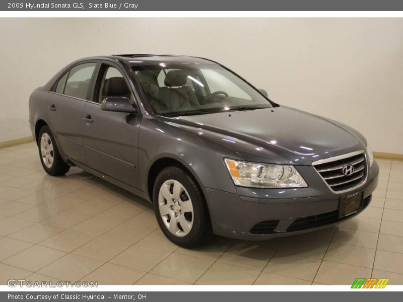 Slate Blue / Gray 2009 Hyundai Sonata GLS