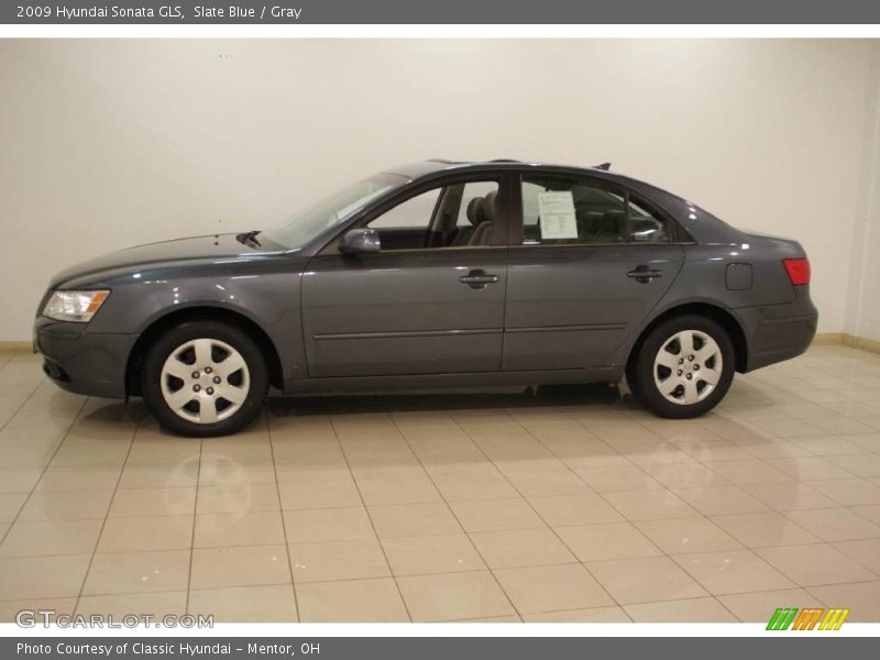 Slate Blue / Gray 2009 Hyundai Sonata GLS