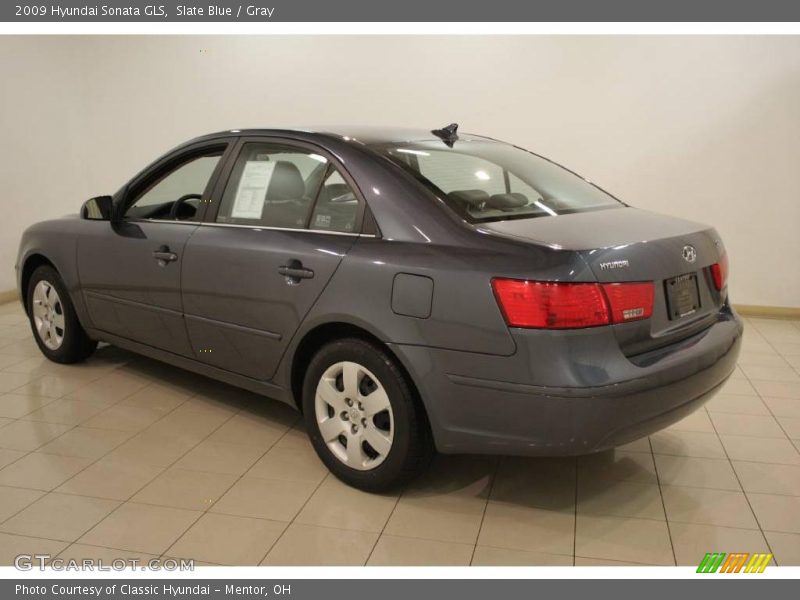 Slate Blue / Gray 2009 Hyundai Sonata GLS