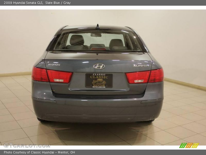 Slate Blue / Gray 2009 Hyundai Sonata GLS
