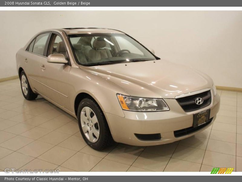 Golden Beige / Beige 2008 Hyundai Sonata GLS