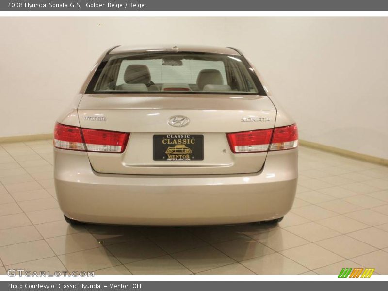 Golden Beige / Beige 2008 Hyundai Sonata GLS