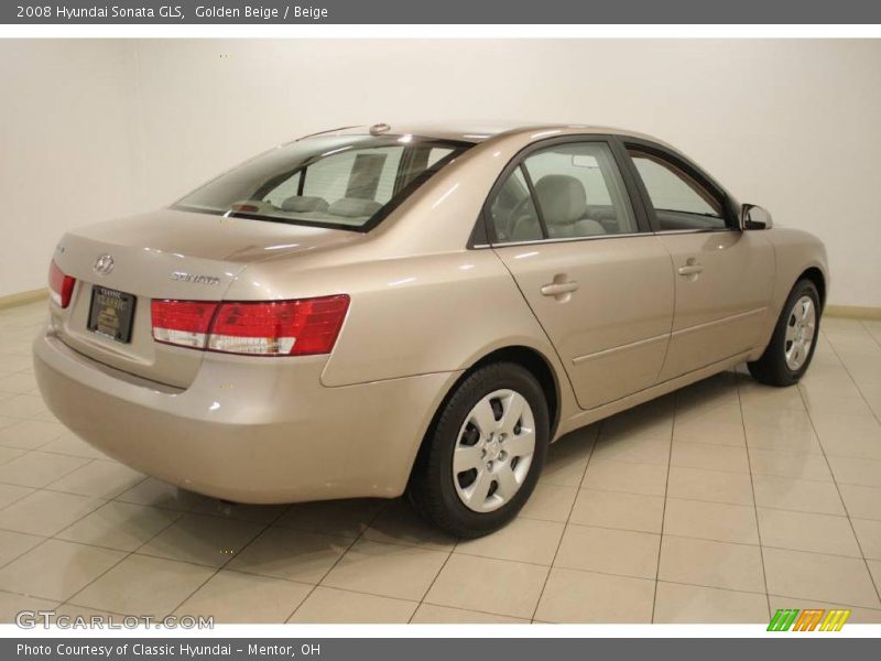 Golden Beige / Beige 2008 Hyundai Sonata GLS