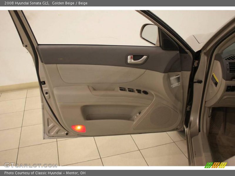 Golden Beige / Beige 2008 Hyundai Sonata GLS