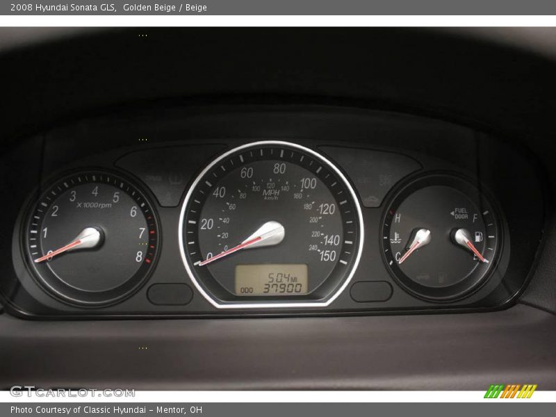 Golden Beige / Beige 2008 Hyundai Sonata GLS