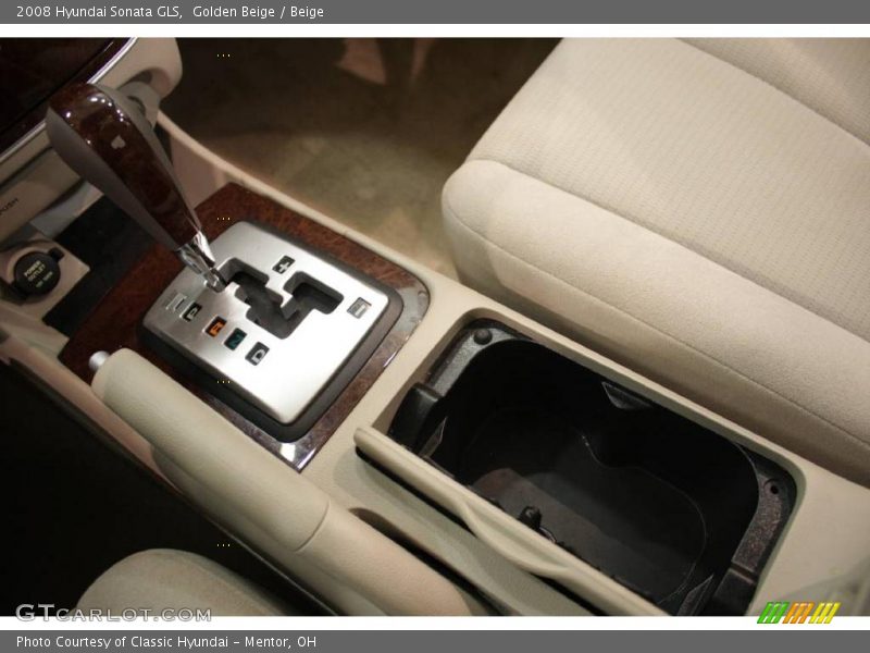 Golden Beige / Beige 2008 Hyundai Sonata GLS