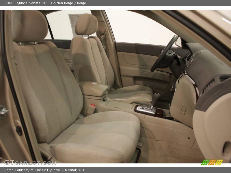 Golden Beige / Beige 2008 Hyundai Sonata GLS