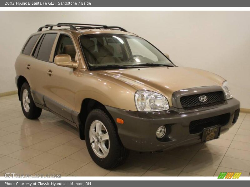 Sandstone / Beige 2003 Hyundai Santa Fe GLS