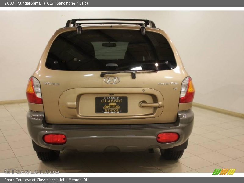 Sandstone / Beige 2003 Hyundai Santa Fe GLS