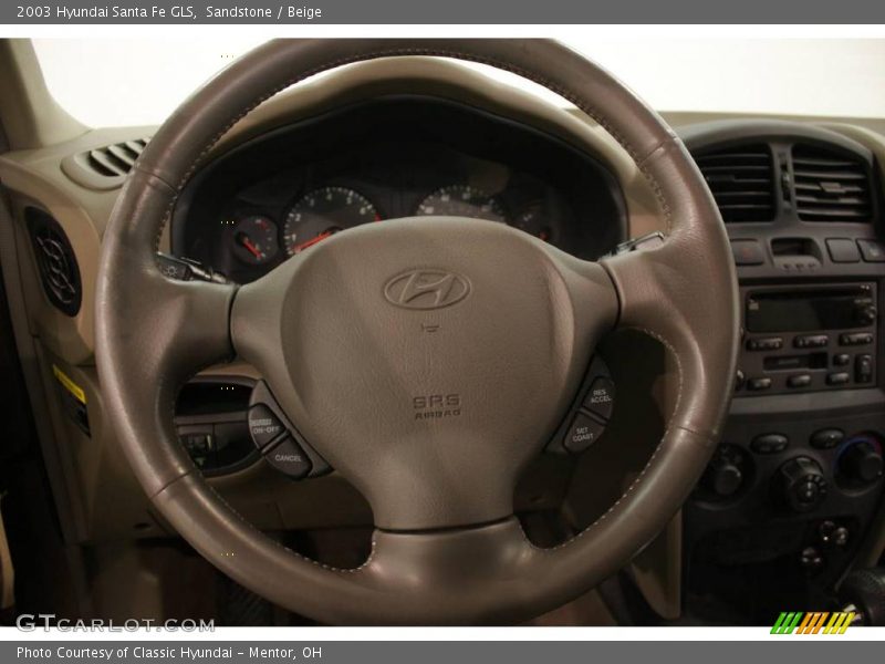 Sandstone / Beige 2003 Hyundai Santa Fe GLS