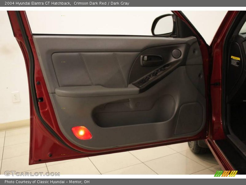 Crimson Dark Red / Dark Gray 2004 Hyundai Elantra GT Hatchback