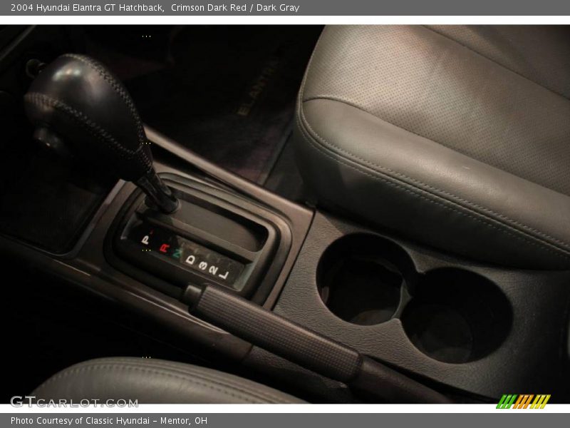 Crimson Dark Red / Dark Gray 2004 Hyundai Elantra GT Hatchback