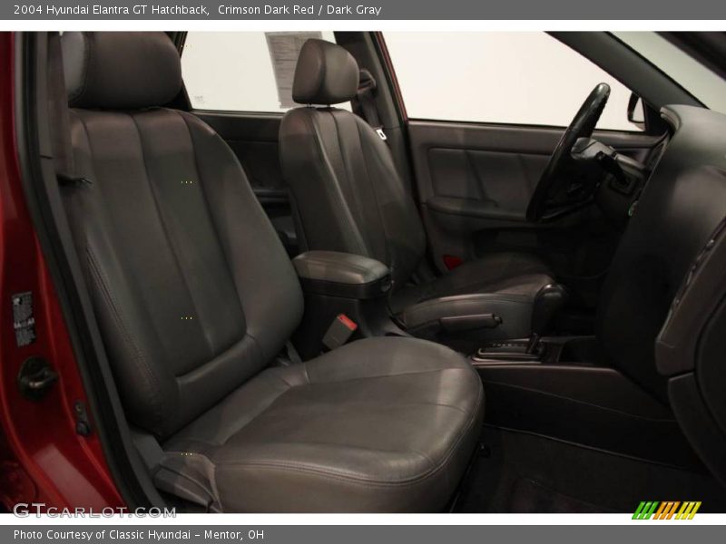 Crimson Dark Red / Dark Gray 2004 Hyundai Elantra GT Hatchback