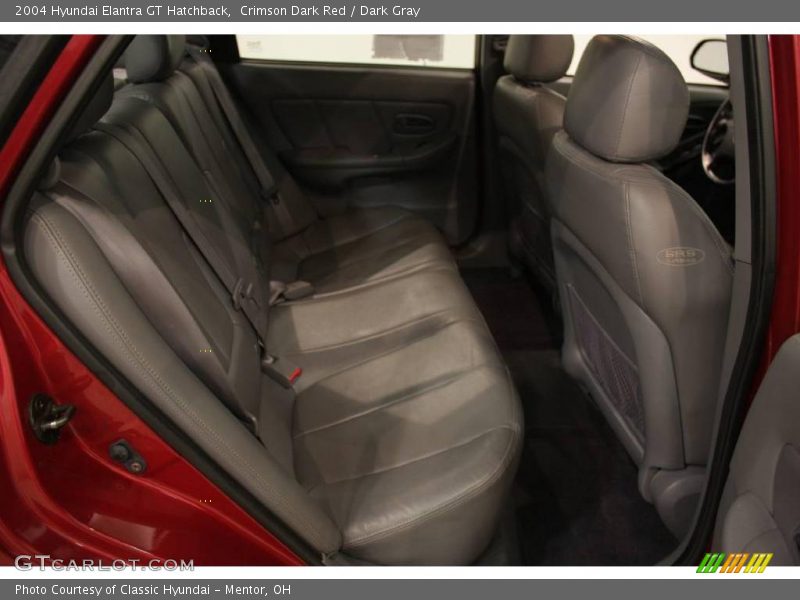 Crimson Dark Red / Dark Gray 2004 Hyundai Elantra GT Hatchback