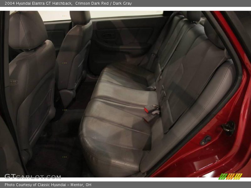 Crimson Dark Red / Dark Gray 2004 Hyundai Elantra GT Hatchback