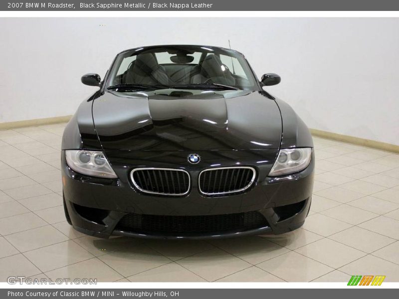 Black Sapphire Metallic / Black Nappa Leather 2007 BMW M Roadster