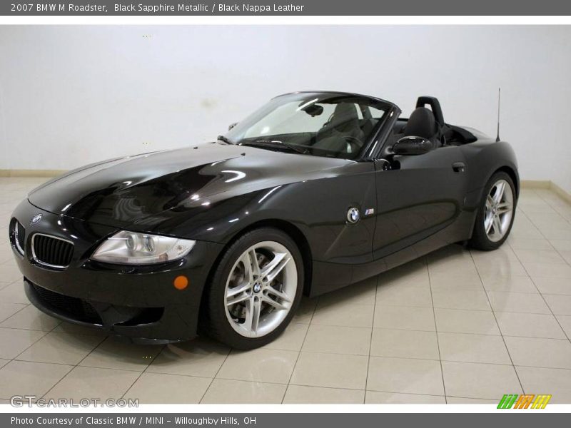 Black Sapphire Metallic / Black Nappa Leather 2007 BMW M Roadster