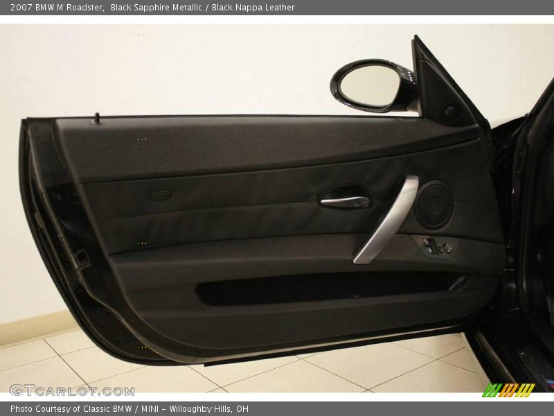 Black Sapphire Metallic / Black Nappa Leather 2007 BMW M Roadster
