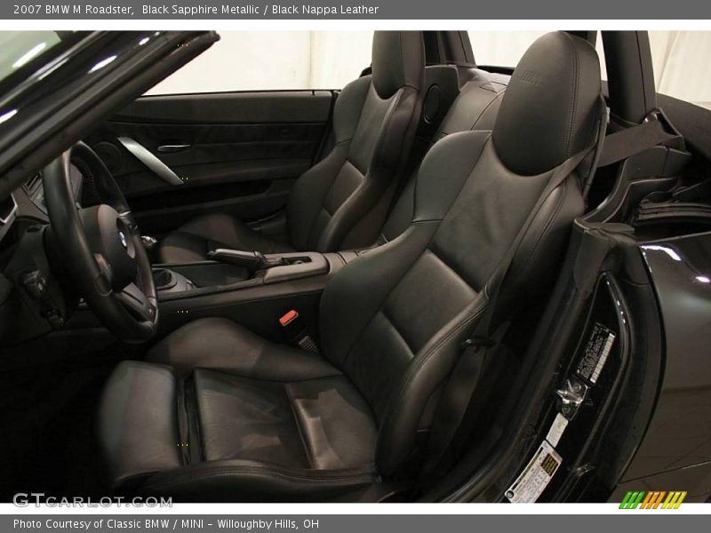 Black Sapphire Metallic / Black Nappa Leather 2007 BMW M Roadster