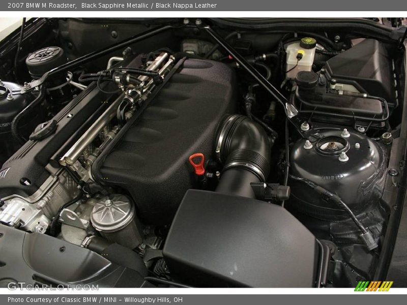Black Sapphire Metallic / Black Nappa Leather 2007 BMW M Roadster