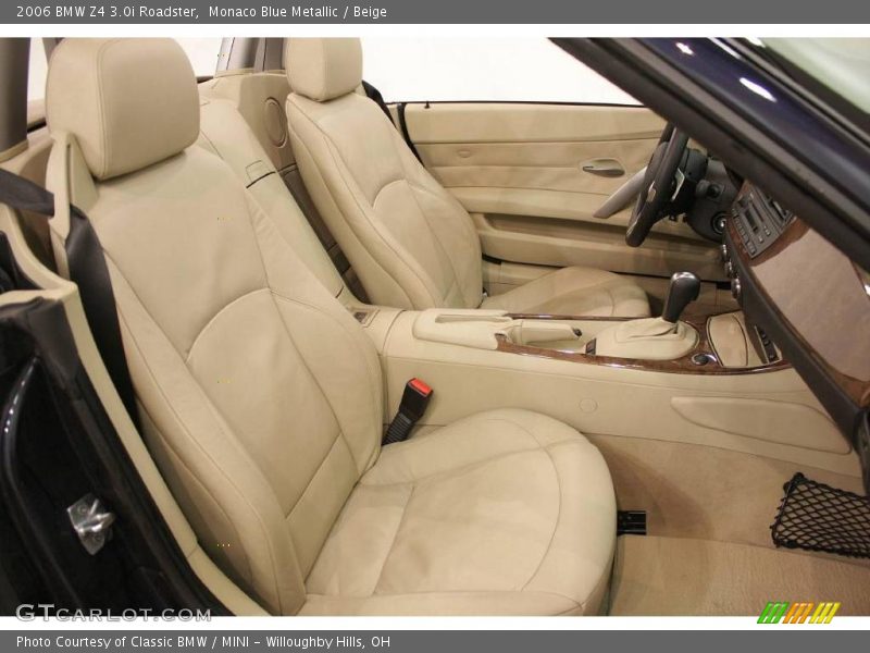 Monaco Blue Metallic / Beige 2006 BMW Z4 3.0i Roadster
