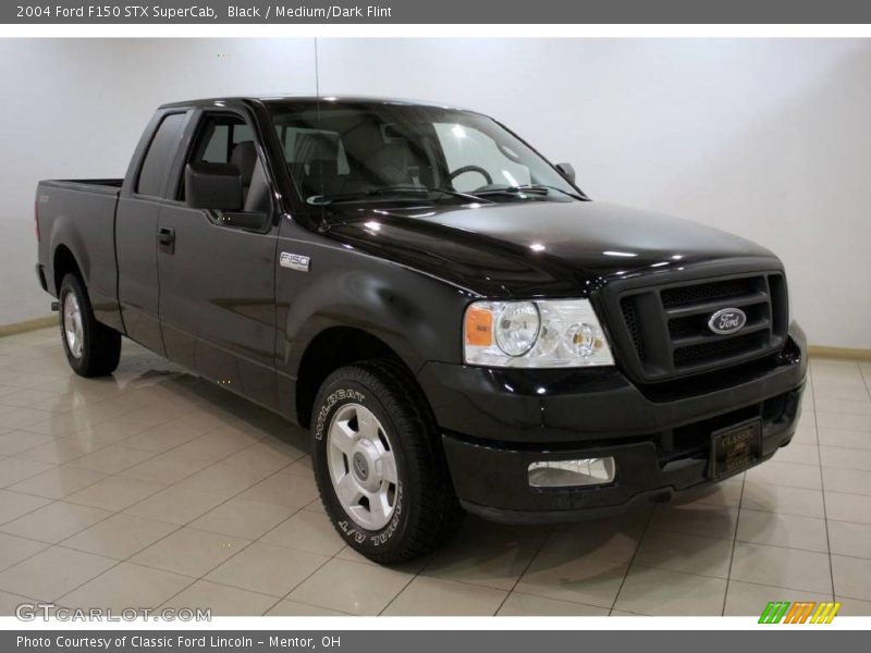 Black / Medium/Dark Flint 2004 Ford F150 STX SuperCab