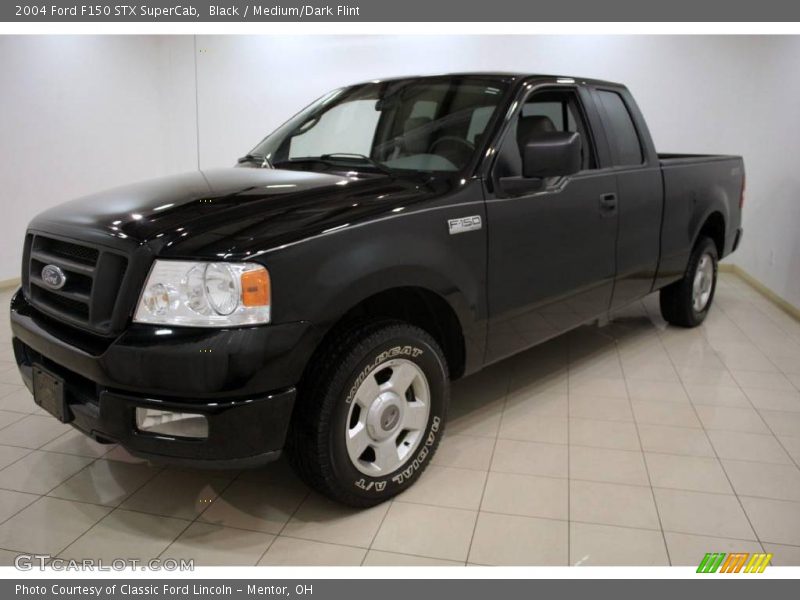 Black / Medium/Dark Flint 2004 Ford F150 STX SuperCab