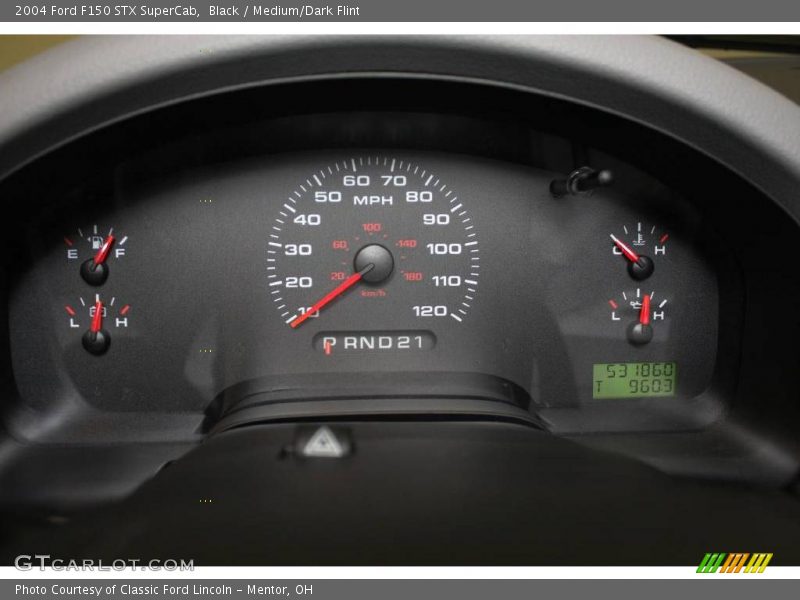 Black / Medium/Dark Flint 2004 Ford F150 STX SuperCab