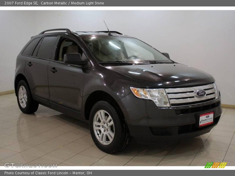 Carbon Metallic / Medium Light Stone 2007 Ford Edge SE