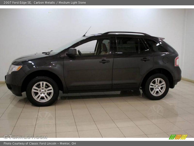 Carbon Metallic / Medium Light Stone 2007 Ford Edge SE