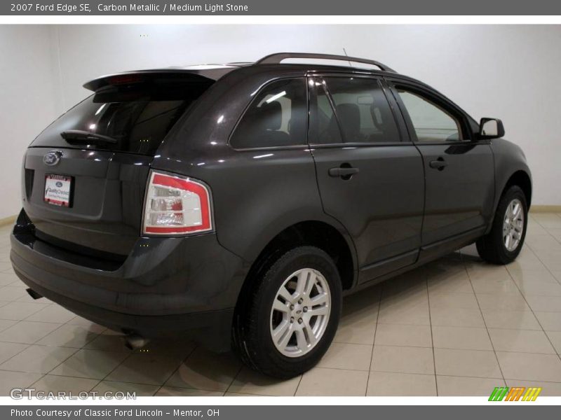 Carbon Metallic / Medium Light Stone 2007 Ford Edge SE